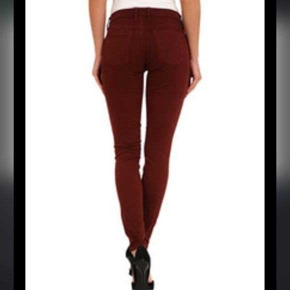 NEW Lucky Brand Sofia Skinny Ankle Velvet Cherry Jeans Winter Denim Bohemian - Picture 7 of 16